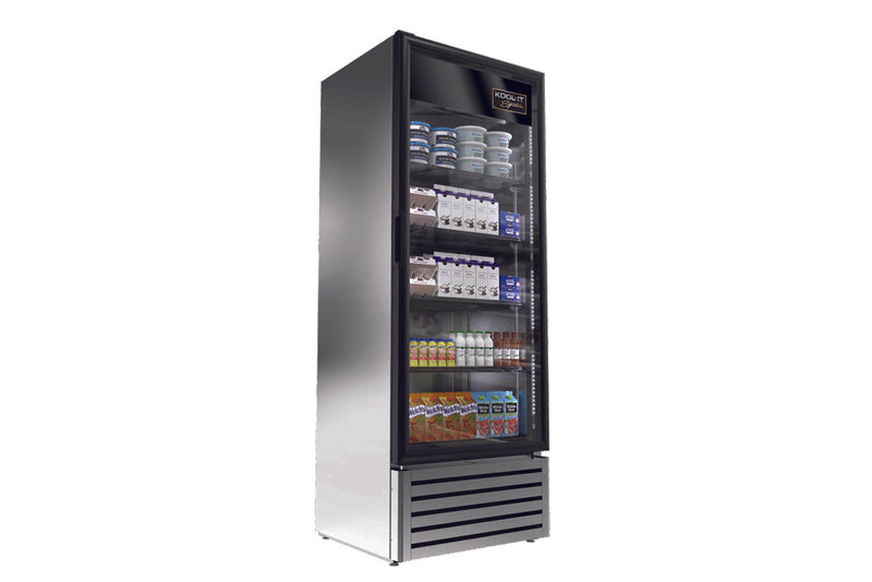 Kool-It - Signature LX-24RS stainless steel merchandiser refrigerator
